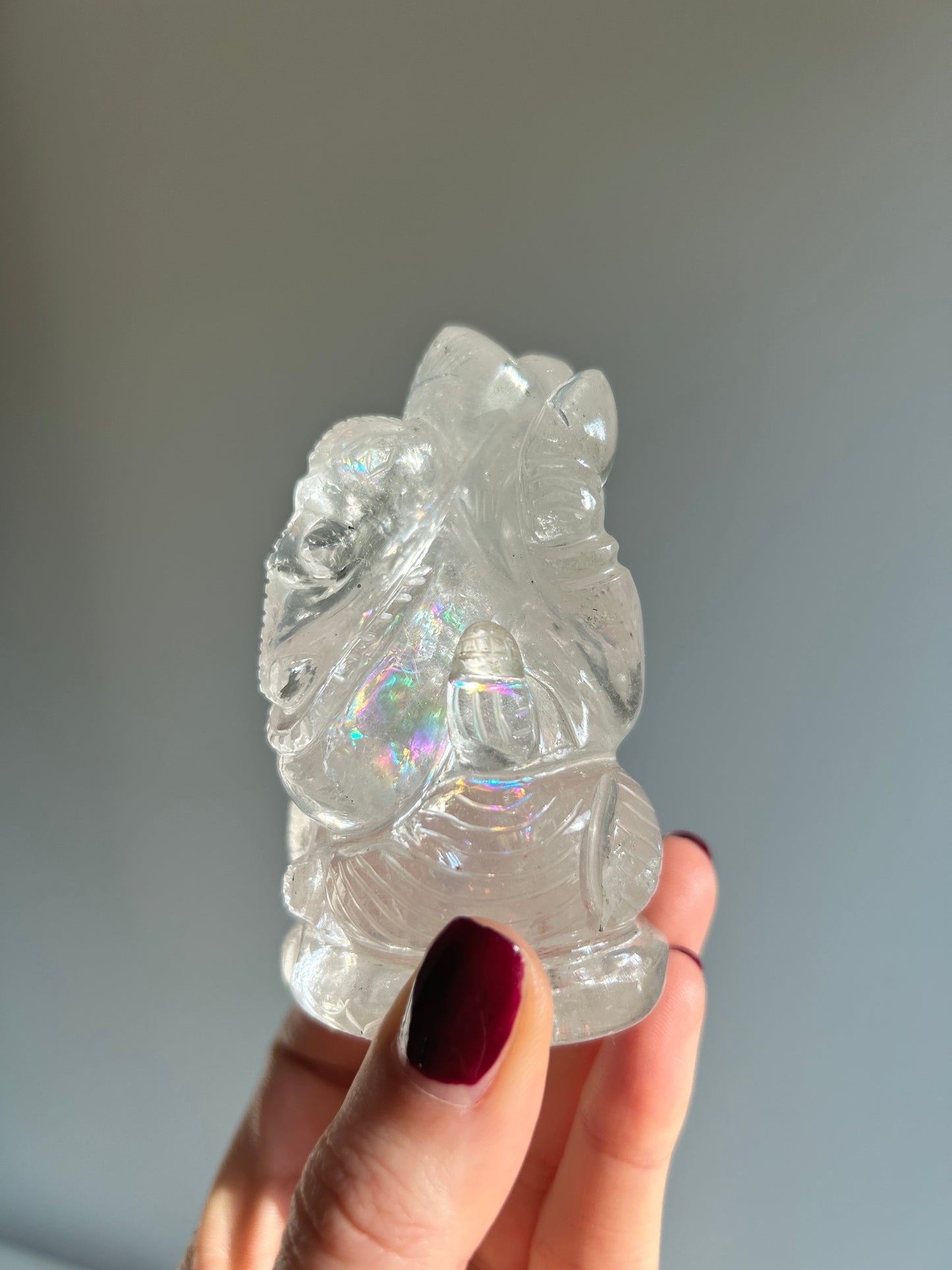 Bergkristall Ganesha