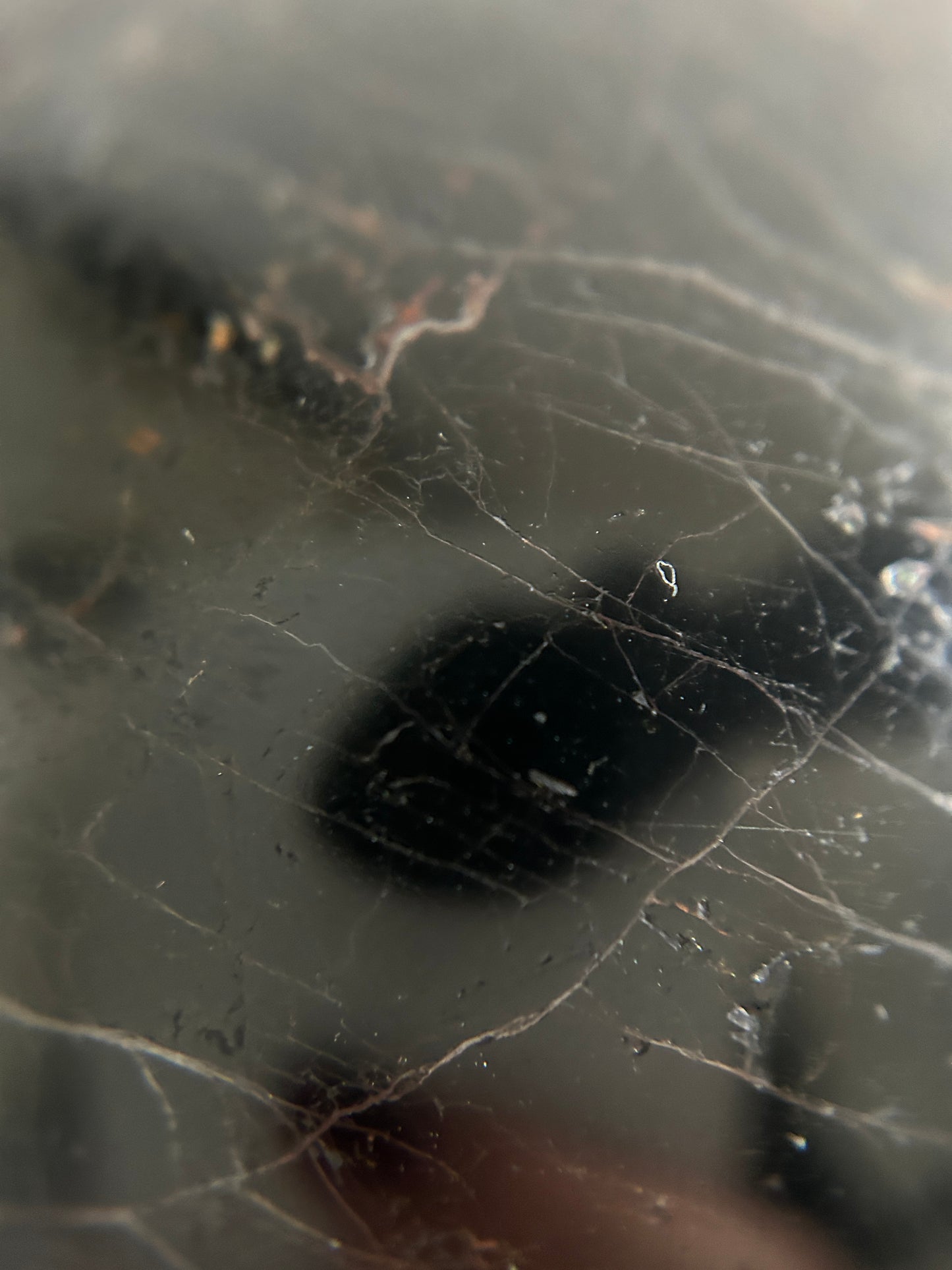 Schwarze Turmalin Kugel