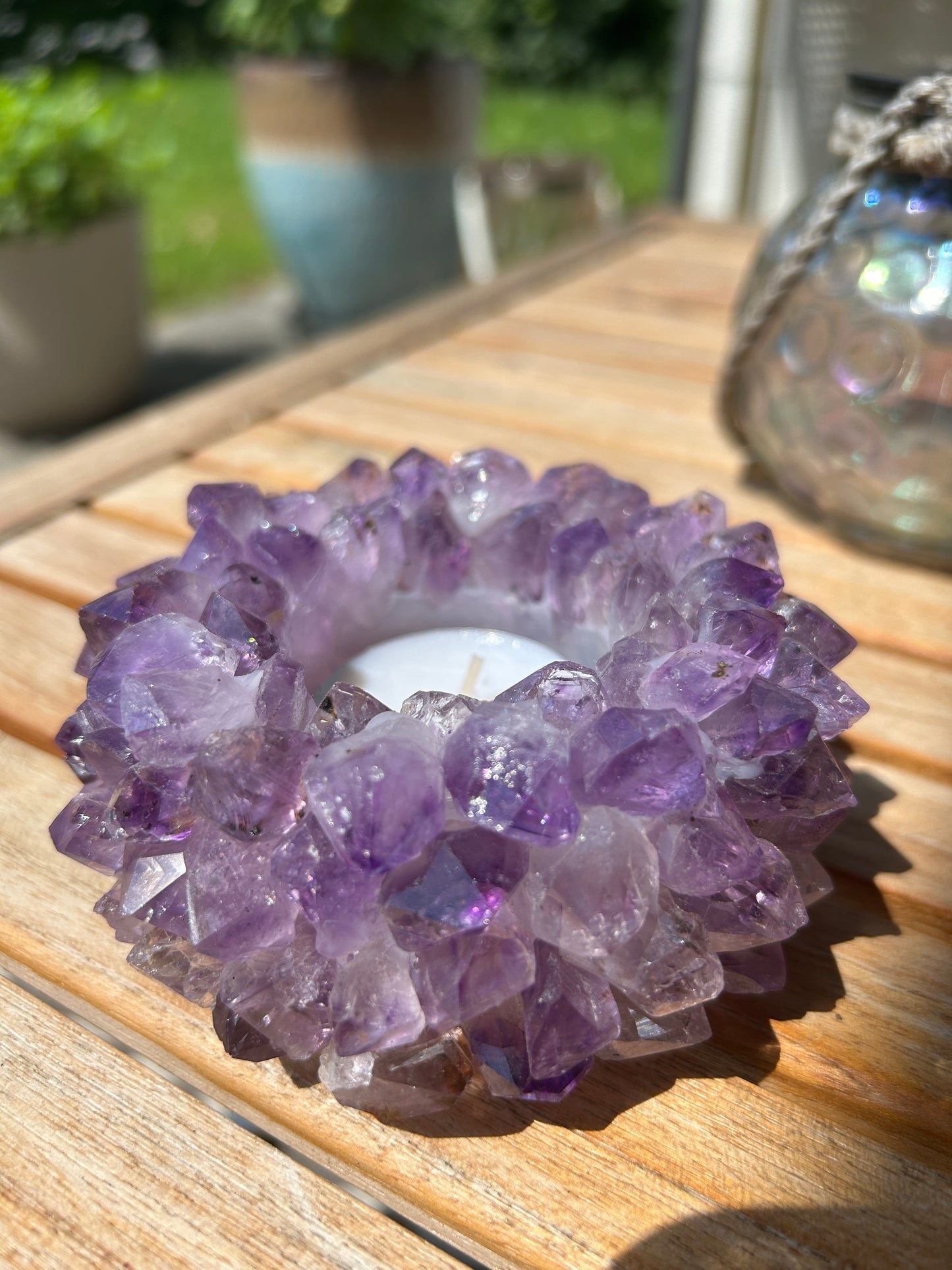 Amethyst Teelicht