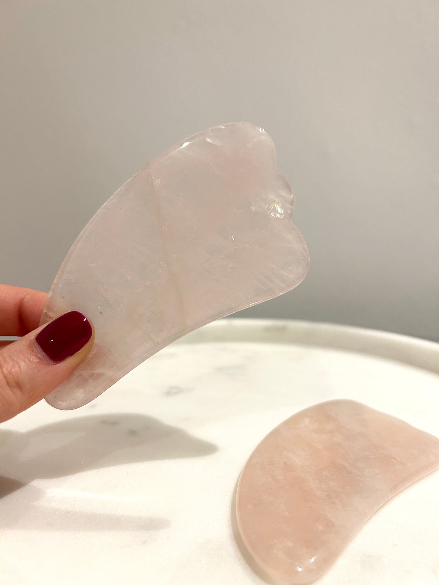 Gua Sha Rosenquarz