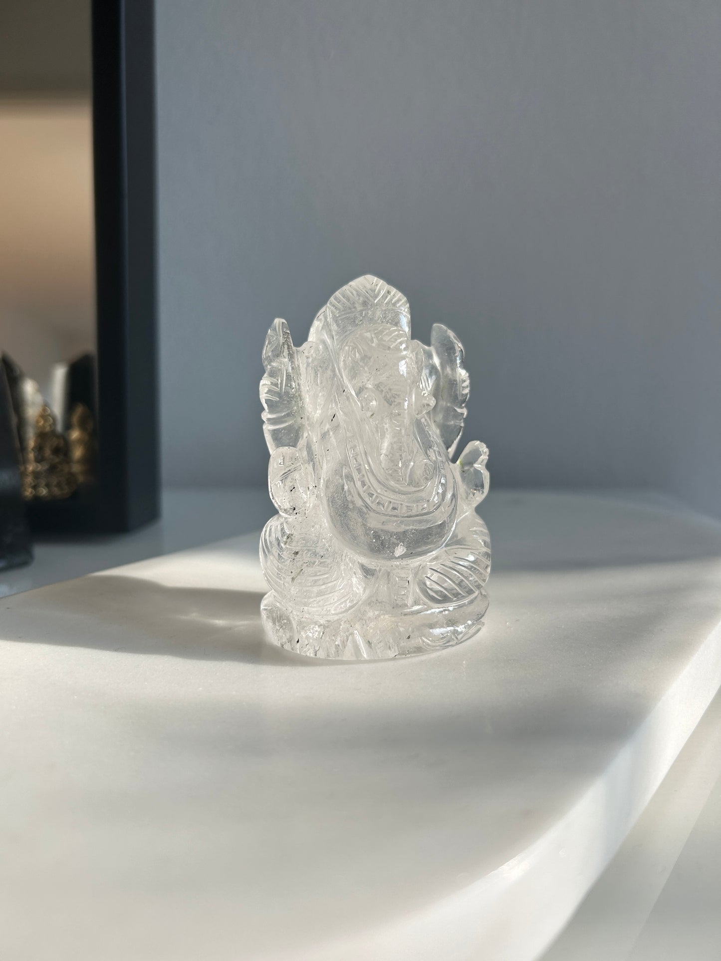 Bergkristall Ganesha