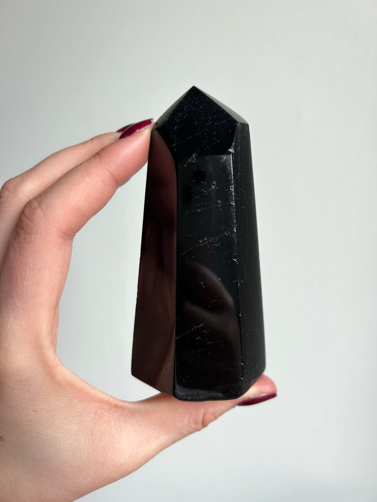 Schwarze Turmalin Spitze