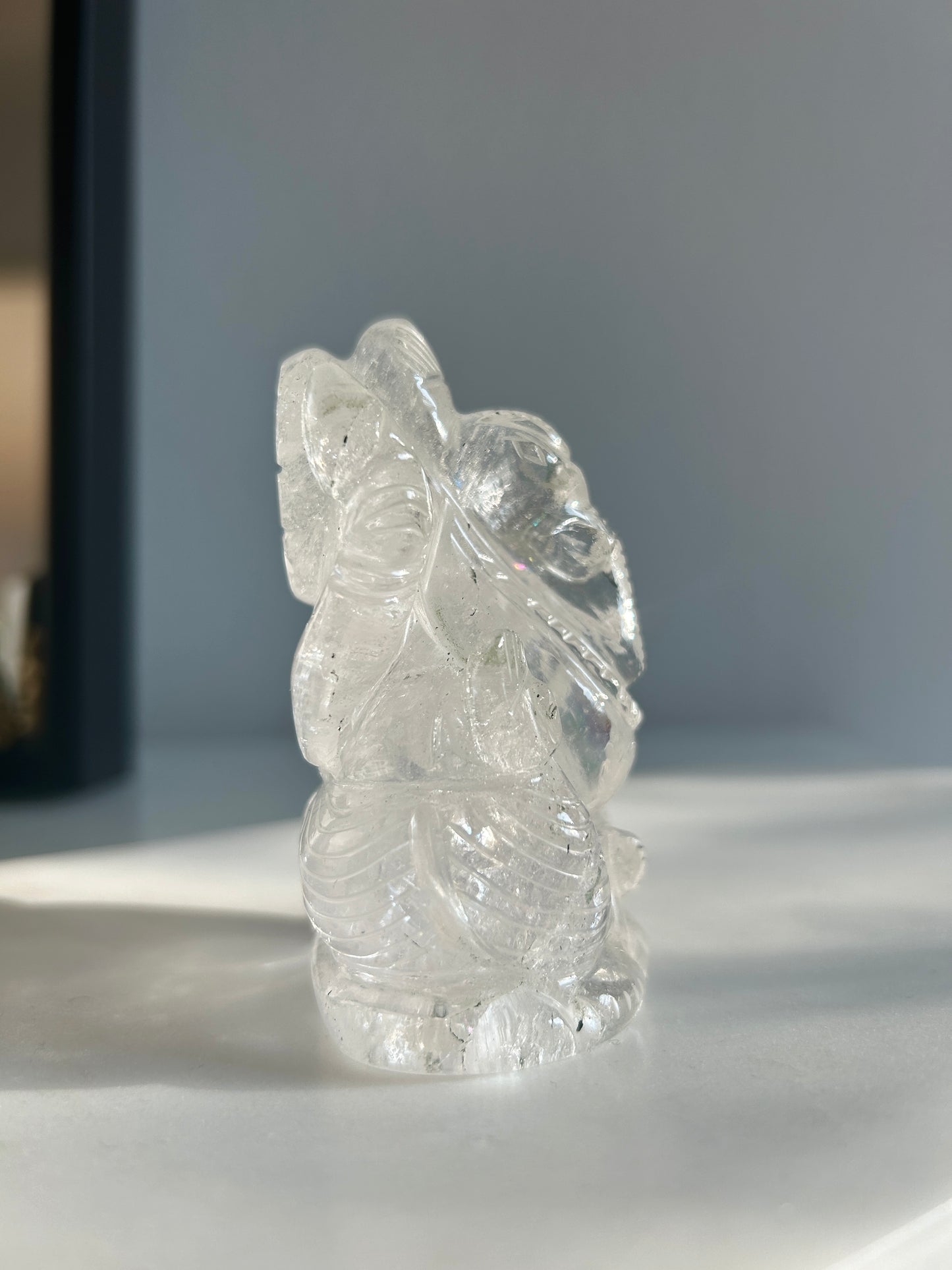 Bergkristall Ganesha