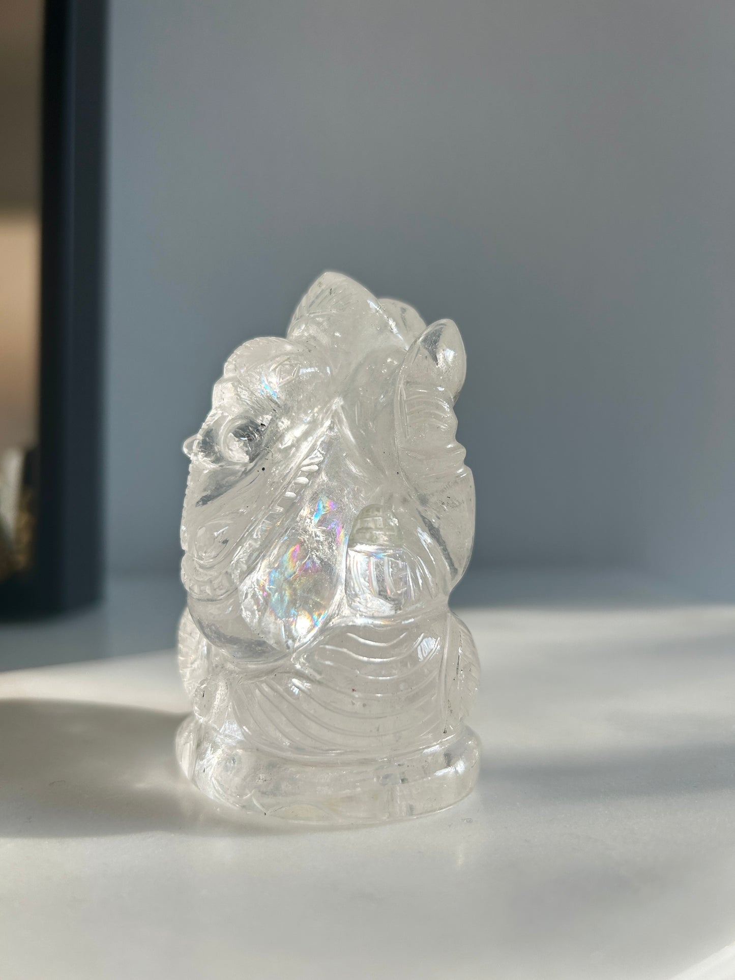 Bergkristall Ganesha