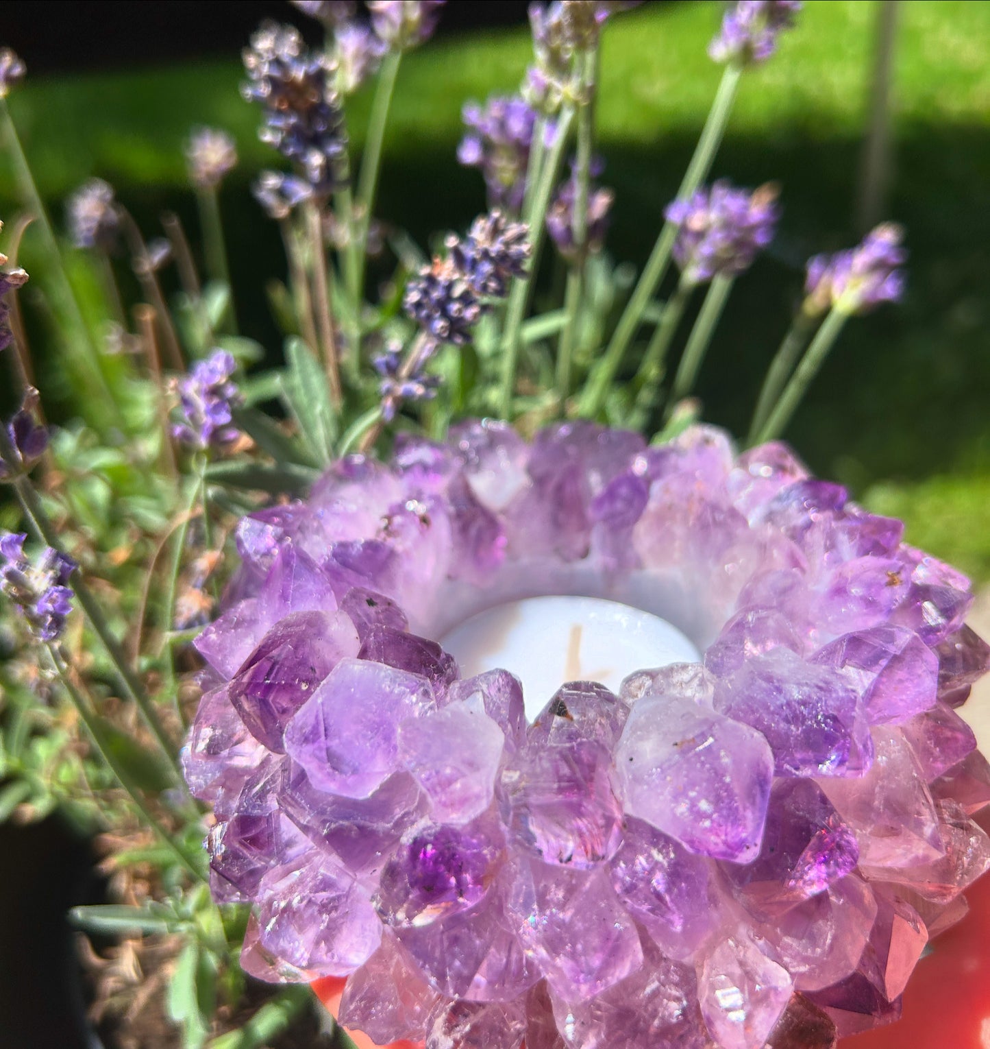 Amethyst Teelicht